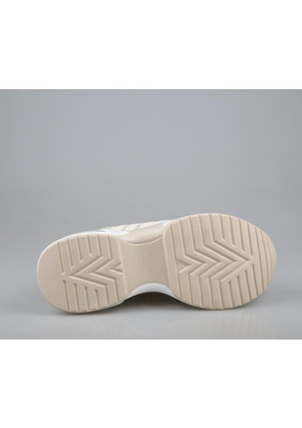 24Y300-14 Dolgu Topuk Bej Kadın Sneakers modelleri