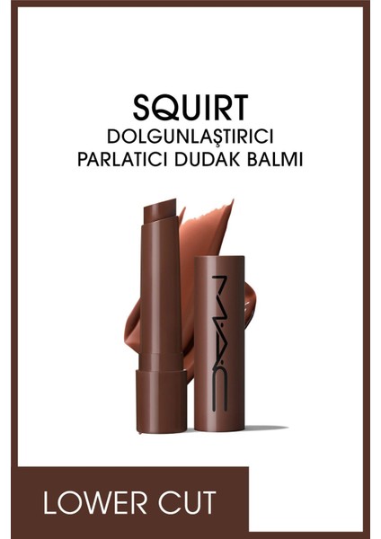 Squirt Dolgunlaştırıcı Parlatıcı Dudak Balmı - Lower Cut 2.3 G