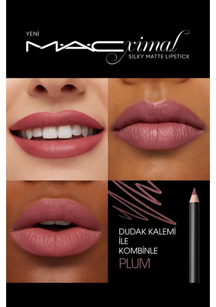 M·a·cxımal Silky Matte Lipstick Nemlendirme Etkili Yoğun Renk Sağlayan Ruj - Twig Twist