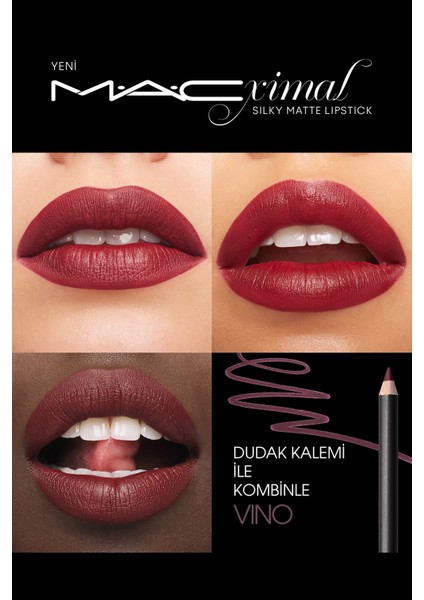 DAHA YOĞUN RENKLERDE Diva M·A·CXIMAL Silky Matte Lipstick Nemlendirme Etkili Ruj