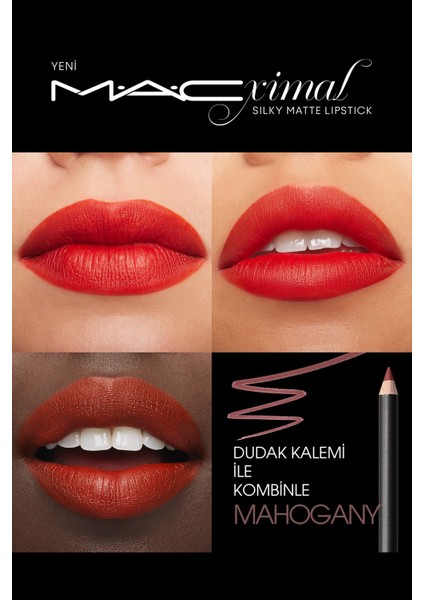 M·a·cxımal Silky Matte Lipstick Nemlendirme Etkili Yoğun Renk Sağlayan Ruj - Overstatement