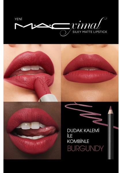 M·a·cxımal Silky Matte Lipstick Nemlendirme Etkili Yoğun Renk Sağlayan Ruj - Forever Curious