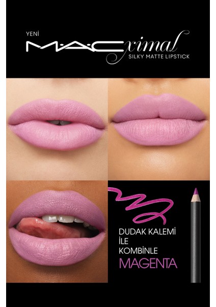 M·a·cxımal Silky Matte Lipstick Nemlendirme Etkili Yoğun Renk Sağlayan Ruj - Lipstick Snob