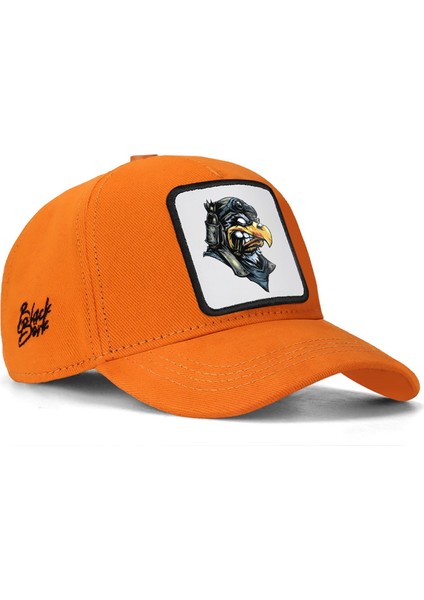 Black Börk Blackbörk V1 Baseball Kids Kartal - 1 Kod Logolu  Neon Turuncu Çocuk Şapka (Cap)