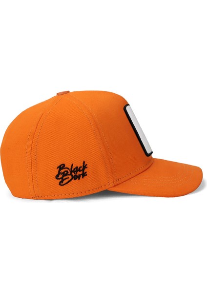 Black Börk Blackbörk V1 Baseball Kids Kartal - 1 Kod Logolu  Neon Turuncu Çocuk Şapka (Cap)