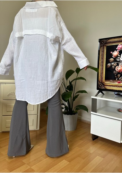 Kadın %100 Pamuk Müslin Kumaş Gömlek modelleri