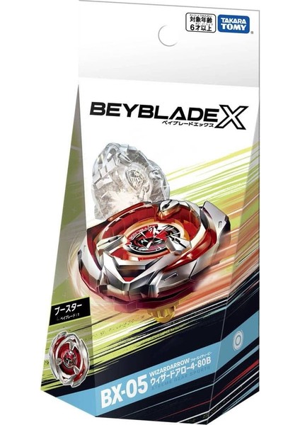 Takara Tomy Beyblade x Bx-05 BX05 Booster Wizardarrow 4-80B Wizard Arrow En Yeni Seri