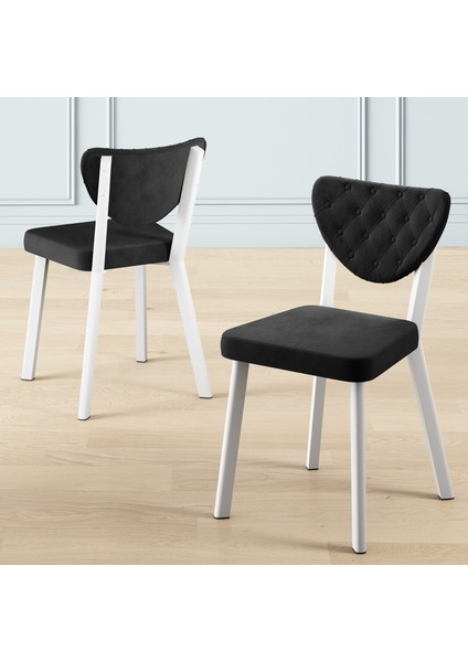 Rim Serisi 80X132 Açılabilir Beyaz Mutfak Masası Takımı 4 Sandalye modelleri