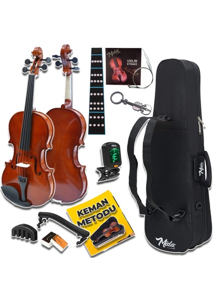 CVL-744-PAK Profesyonel 4/4 Full Keman Seti (Yastık Tuner Tel Susturucu Reçine Çanta Yay) modelleri