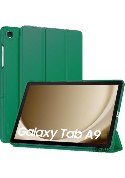 Samsung Galaxy Tab A9 8.7inçKılıf Pu Deri Smart Standlı Case