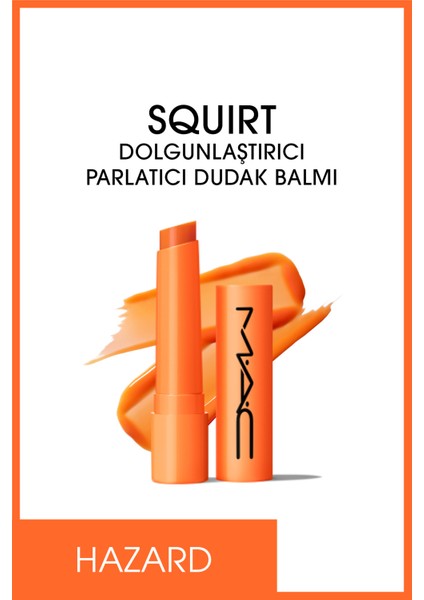 Squirt Dolgunlaştırıcı Parlatıcı Dudak Balmı - Hazard - 773602692170