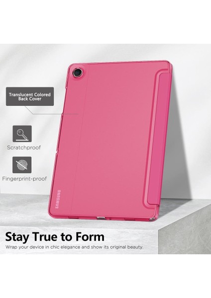 Samsung Galaxy Tab A9 Plus Kılıf New Pu Deri Smart Standlı Case Uyku Modlu