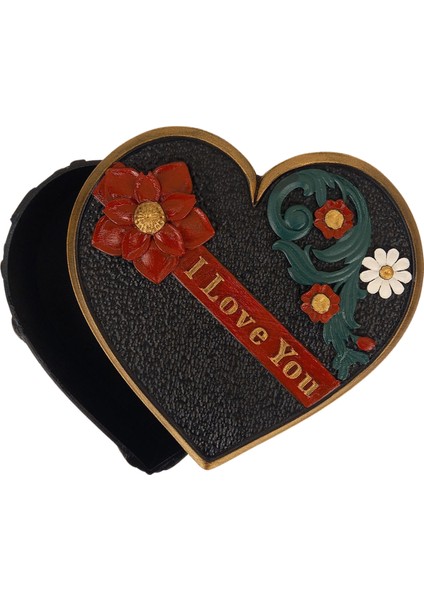 Dekoratif Takı ve Mücevher Kutusu Işlemeli Modern Polyester 19 x 18 cm