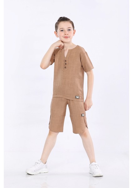 Sofia Erkek Çocuk T-Shirt Şort Ikili Yazlık Takım MRN5104755