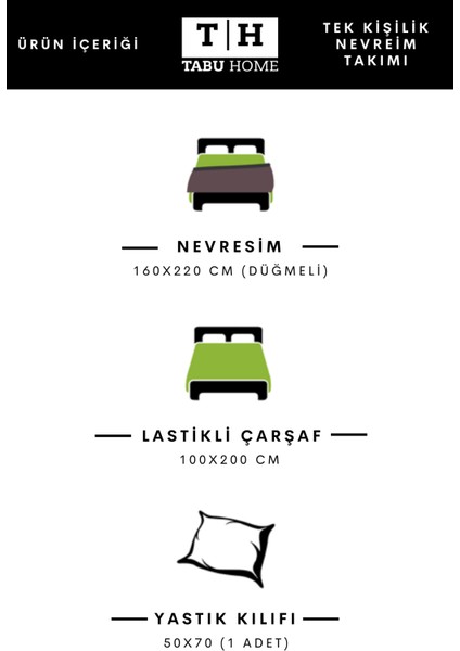 Ipliği Boyalı Çarşafı Lastikli Tek Kişilik Nevresim Takımı modelleri