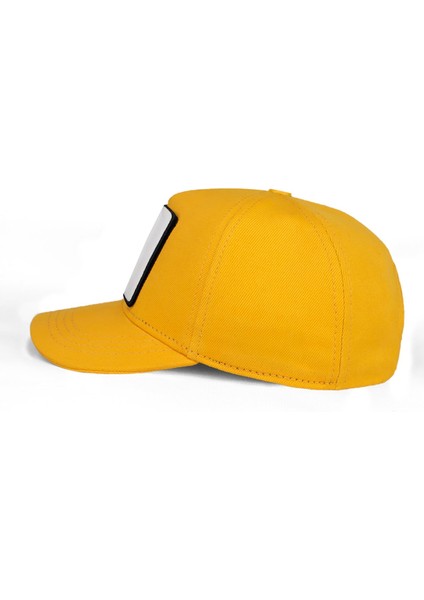 Black Börk Blackbörk V1 Baseball Kids Ayı - 3 Kod Logolu  Sarı Çocuk Şapka (Cap)