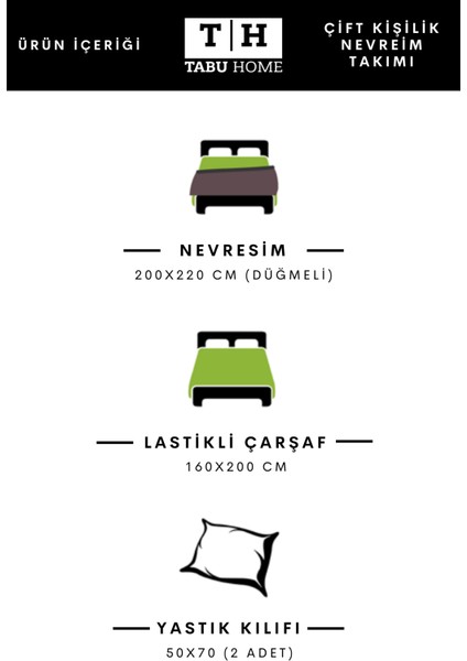 Ipliği Boyalı Çarşafı Lastikli Çift Kişilik Nevresim Takımı modelleri