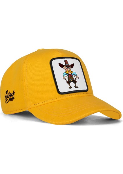 Blackbörk V1 Baseball Kids Kovboy - 1 Kod Logolu Sarı Çocuk Şapka (Cap)