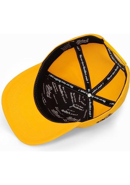 Blackbörk V1 Baseball Kids Kovboy - 1 Kod Logolu Sarı Çocuk Şapka (Cap)