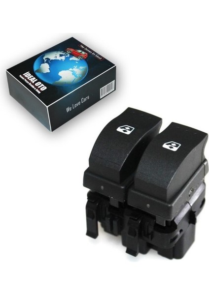 Renault Clio 2 Ikili Cam Düğme Anahtarı 8200060045 10 Pin