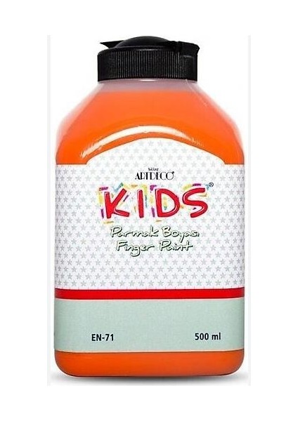 Kids Parmak Boyası 500ML Turuncu 250