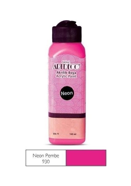 Neon Akrilik Boya 140ML Neon Pembe 930