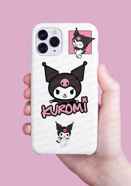 Şeffaf Kuromi Sanrio Su Geçirmez Sticker My Melody Hello Kitty Cinnamoroll Etiket Seti