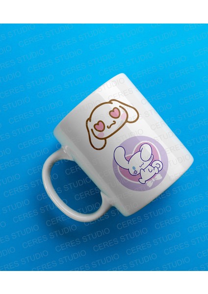 Şeffaf Kuromi Sanrio Su Geçirmez Sticker My Melody Hello Kitty Cinnamoroll Etiket Seti