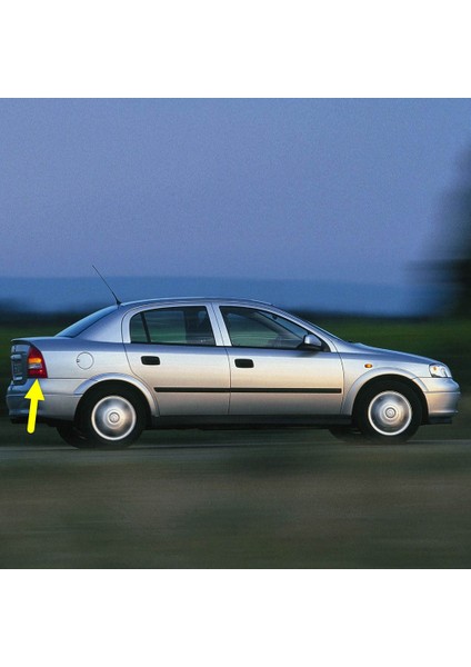 Opel Astra G Sedan 1998-2004 Sağ Arka Stop Fren Lambası Sarı Sinyalli