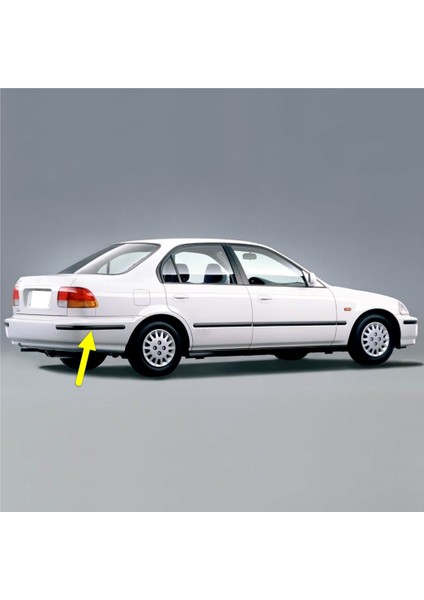 Honda Civic Sedan 1996-2000 Sağ Arka Tampon Köşe Bandı Çıtası Kuşağı