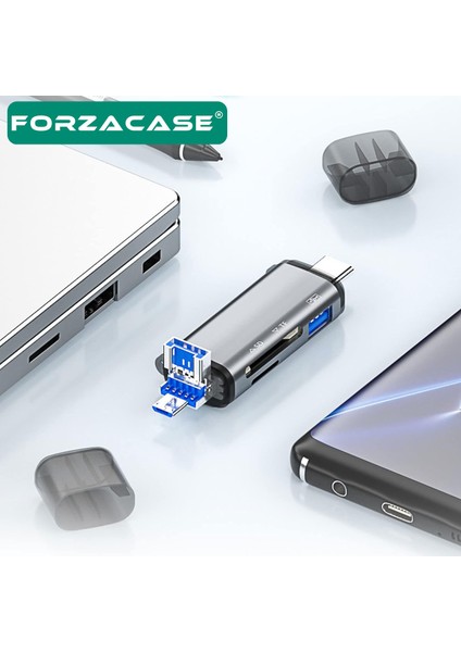 USB 3.0 Type C Micro USB Kart Okuyucu 3in1 USB Otg Sd/tf - FC441 fiyatları