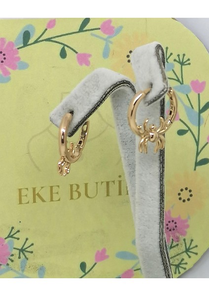 Xuping Çocuk Örümcek Halka Küpe Rose Gold