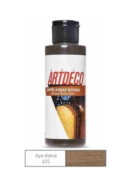 Antik Eskitme Boyası 140ML Açık Kahve 635