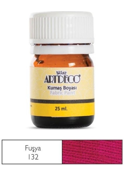 Kumaş Boyası 25 ml Fuşya 132