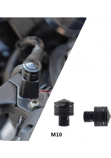 Cfmoto NK250 Ayna Deliği Boşluk Kapatıcı Vida Seti Siyah Renk