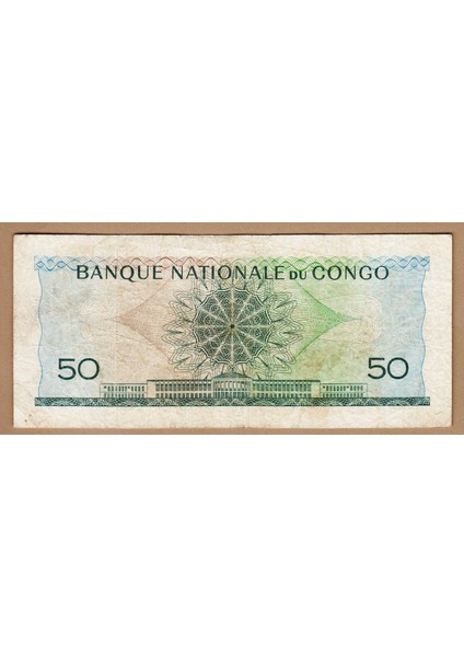 Congo Dem, Rep. 50 Francs 1962 Vf - Çt Banknot fiyatları