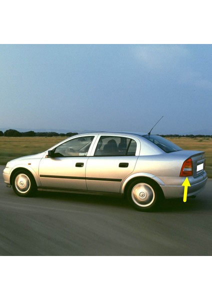 Opel Astra G Sedan 1998-2004 Sol Arka Stop Fren Lambası Sarı Sinyalli