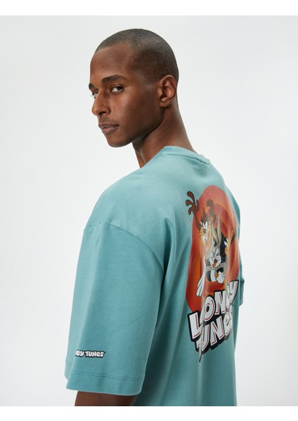 Looney Tunes Oversize Tişört Lisanslı Arkası Baskılı