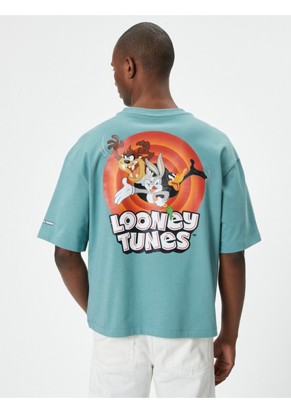 Looney Tunes Oversize Tişört Lisanslı Arkası Baskılı fırsatları