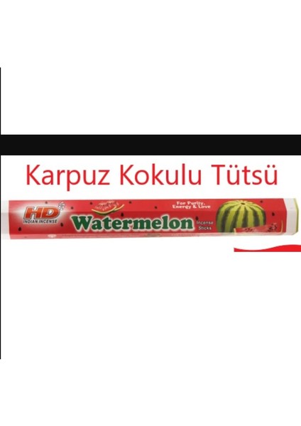 Hd Karpuz Watermelon Karpuz Kokulu Tütsü Incence Sticks Koku Hand Rolled Doğal Koku 20 Çubuk fırsatları
