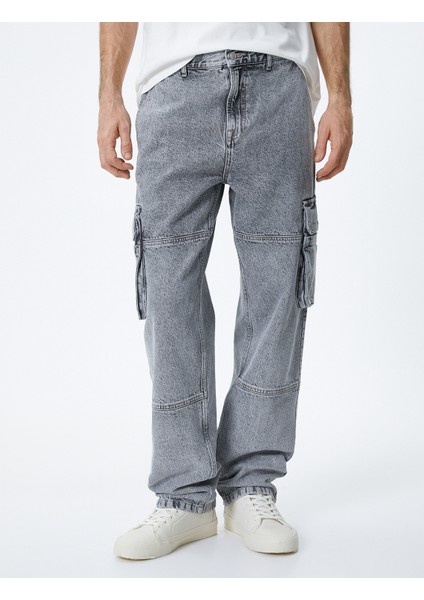 Kargo Kot Pantolon Cep Detaylı Düğmeli Yıkamalı modelleri