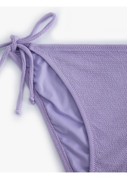 Bikini Altı Yanları Bağlamalı Dokulu Normal Bel modelleri