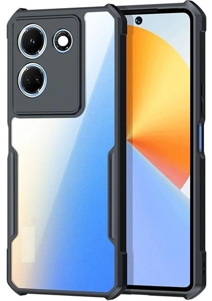 Tecno Camon 20 Pro 4g Kılıf Roll Arkası Şeffaf Mika