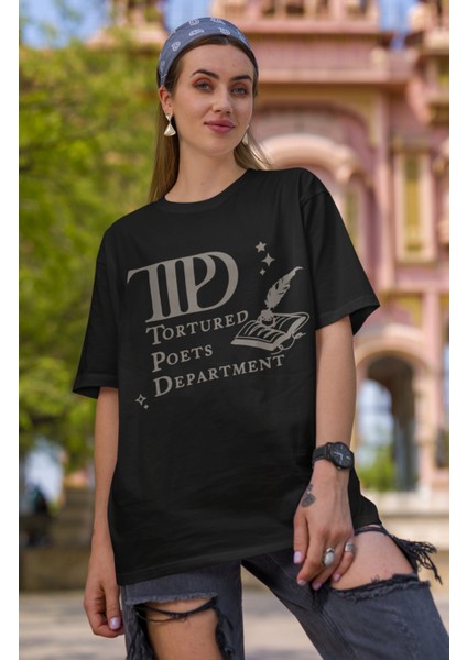 Unisex Tortured Poets Department Baskılı T-Shirt, Taylor Swift Baskılı Tişört