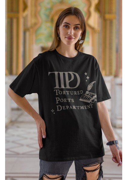 Unisex Tortured Poets Department Baskılı T-Shirt, Taylor Swift Baskılı Tişört