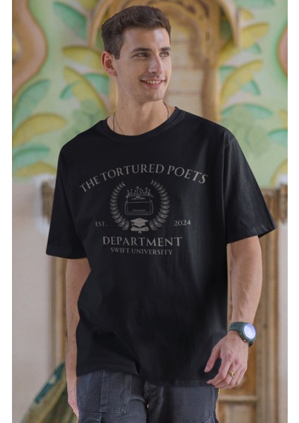 Taylor Swift Daktilo 2024 Baskılı Tişört, Erkek-Kadın Tortured Poets Deparment Baskılı T-Shirt fiyatları