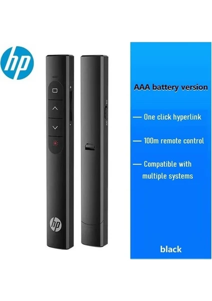 Hp SS10 Wireless Presentation Flip Pen Kalem Pilli Kablosuz Lazer Sunum Kumandası