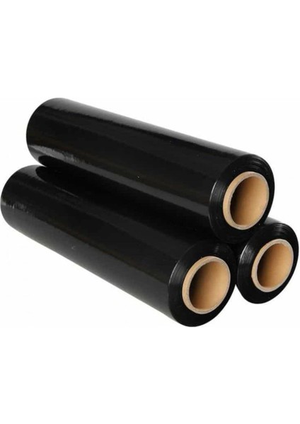 Siyah Palet Streç 23 Micron 300 Metre 3 Adet