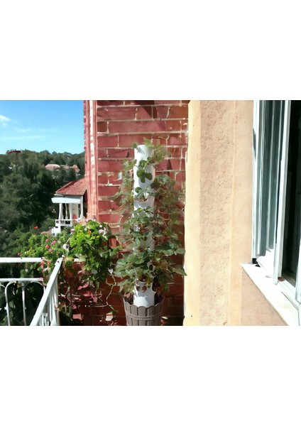 Pvc Dikey Saksı 100 cm