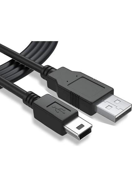 Mini USB 2.0 1Metre Şarj ve Data Kablosu (Ps3 Kol Şarj Kablosu)